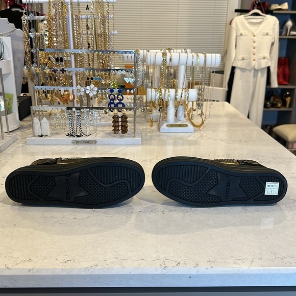 Skechers Street gold and black heeled ankle boots size 7 - Picture 4 of 5